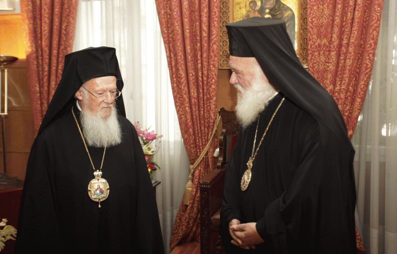 Αποτέλεσμα εικόνας για Εισπήδηση Πατριάρχου Βαρθολομαίου στην Εκκλησία της Ελλάδος