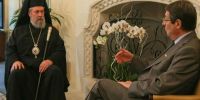 Σε απόλυτη αρμονία  ο Αρχιεπίσκοπος Κύπρου, με τον Πρόεδρο,για το Κυπριακό