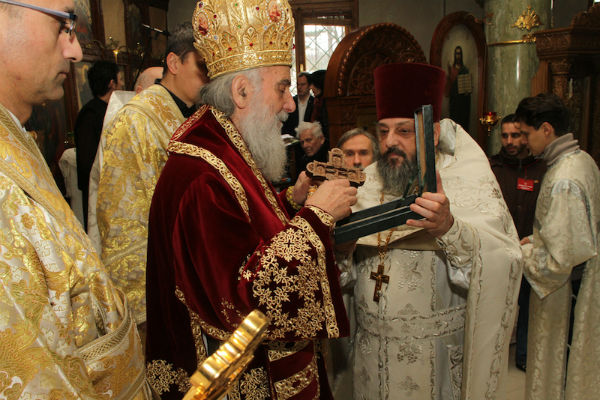 Ο Πατριάρχης Σερβίας τίμησε την 5η επέτειο από την ενθρόνιση του... Μόσχας 