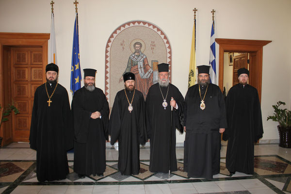 Ρωσική Αντιπροσωπεία στην Εκκλησία της Κύπρου