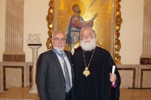 Ο Ιβάν Σαββίδης στο Πατριαρχείο Αλεξανδρείας