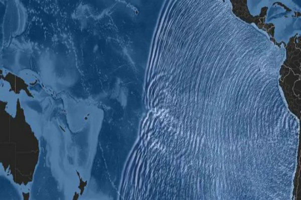 You are currently viewing Τρομακτικό βίντεο -Πώς το τσουνάμι που δημιούργησε ο σεισμός της Χιλής εξαπλώθηκε σε όλο τον Ειρηνικό Ωκεανό [βίντεο]