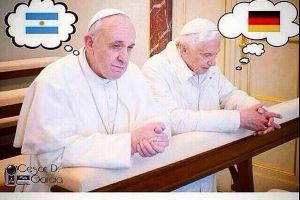 Πάπας εναντίον Πάπα στο τελικό του Μουντιάλ