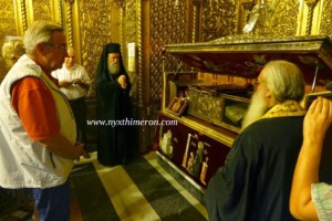 ΦΩΤΟΡΕΠΟΡΤΑΖ: Το προσκύνημα του Κωνσταντίνου στον Αγιο Διονύσιο