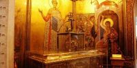 Λιτανεία της εικόνας του Αγίου Δημητρίου και της Παναγίας Τριφώτισσας παραμονή της εορτής του πολιούχου