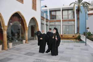 Ο Πατριάρχης Θεόδωρος στην  Εξαρχία του Πατριαρχείου Ιεροσολύμων  στην Κύπρο