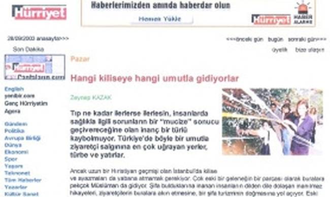 You are currently viewing HÜRRIYET: Οι Τούρκοι στρέφονται στην Ορθοδοξία