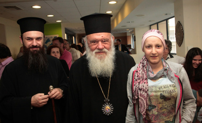 Τον Σύλλογο ''Η Φλόγα'' επισκέφθηκε ο Αρχιεπίσκοπος