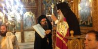 Ο Αρχιεπίσκοπος στον εσπερινό στον ιερό ναό Αγίου Ιωάννου Κυνηγού
