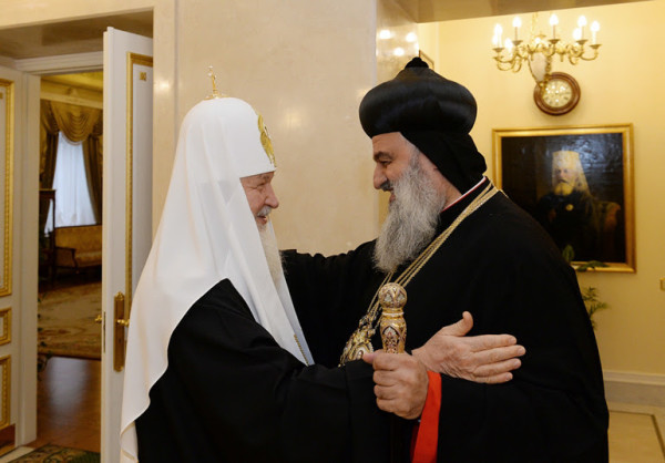 Ο Συροϊακωβίτης Πατριάρχης Ιγνάτιος στον Μόσχας Κύριλλο