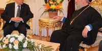 Συνάντηση Αρχιεπισκόπου Κύπρου με  Προκόπη Παυλόπουλο