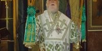 Ο Κορωνείας Παντελεήμων  στον Αγ. Κωνσταντίνο Πειραιώς για την Κυριακή των Βαίων