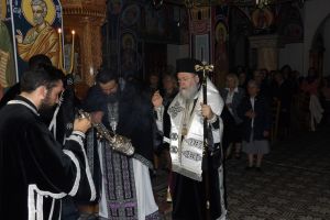 Προηγιασμένη Τιμίων  από τον Μητροπολίτη Κορίνθου στο Ι.Ησυχ.Αγίου Παντελεήμονος Γελινιάτικων