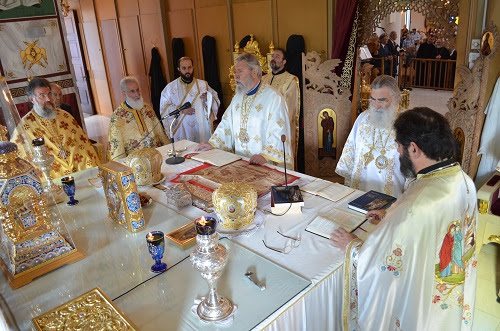You are currently viewing Η μνήμη του Ευαγγελιστή Μάρκου με  Αρχιεπισκοπικό Συλλείτουργο στον Αρχάγγελο Λευκωσίας
