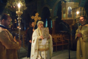 Ο Ισπανίας Πολύκαρπος ιερούργησε σεμνά και ταπεινά ως Ιερεύς στην μνήμη του οσίου Χαρίτωνος στην Αγία Μαρίνα Ηλιουπόλεως