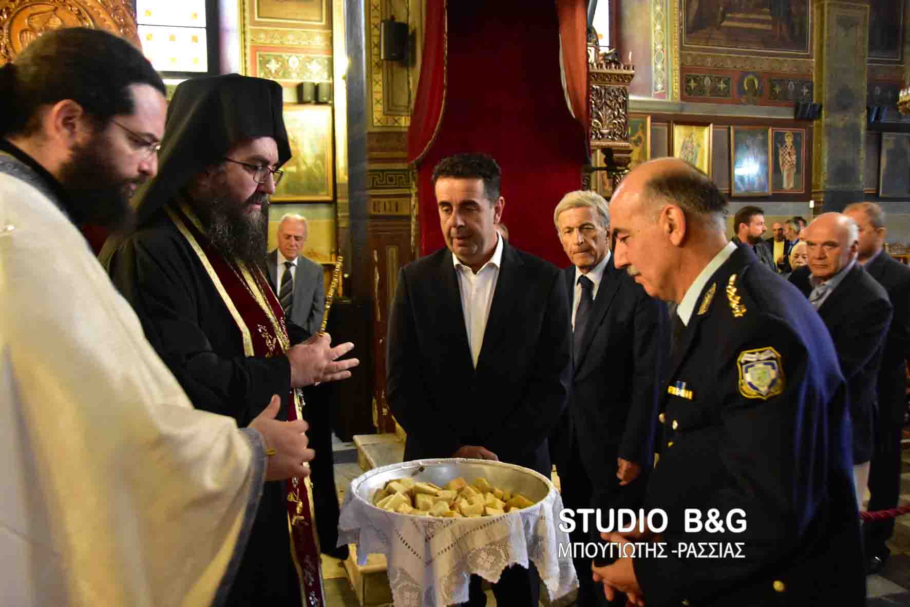 ΟΙ ΑΣΤΥΝΟΜΙΚΟΙ ΤΗΣ ΑΡΓΟΛΙΔΟΣ ΤΙΜΗΣΑΝ ΤΟΝ ΠΡΟΣΤΑΤΗΣ ΑΓΙΟ ΑΡΤΕΜΙΟ