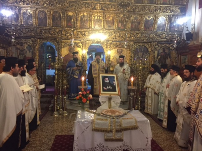 Μνημόσυνο μακαριστού Αρχιεπισκόπου Χριστοδούλου στην Λευκάδα