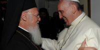 Ο Πάπας ευχαρίστησε τον Βαρθολομαίο για τη δέσμευσή του στο ίδιο  όραμα και ζητάει κοινή προσευχή για την ενότητα