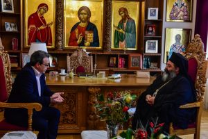 Συνάντηση του Μητροπολίτη Λαγκαδά με τον Αν. Υπουργό Περιβάλλοντος και Ενέργειας κ. Σωκράτη Φάμελλο και την Διανομή Δεύτερης Παρτίδας τροφίμων