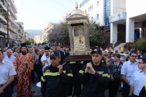 Πάνδημη υποδοχή της Παναγίας Βουλκανιώτισσας στην Καλαμάτα