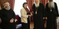 Η Αρχιεπισκοπή τίμησε την επικεφαλής της ομάδας συντήρησης του Ιερού Κουβουκλίου του Παναγίου Τάφου