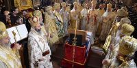 Συλλείτουργο και μνημόσυνο για τον Αρχιεπίσκοπο Μακάριο στη Μονή Κύκκου