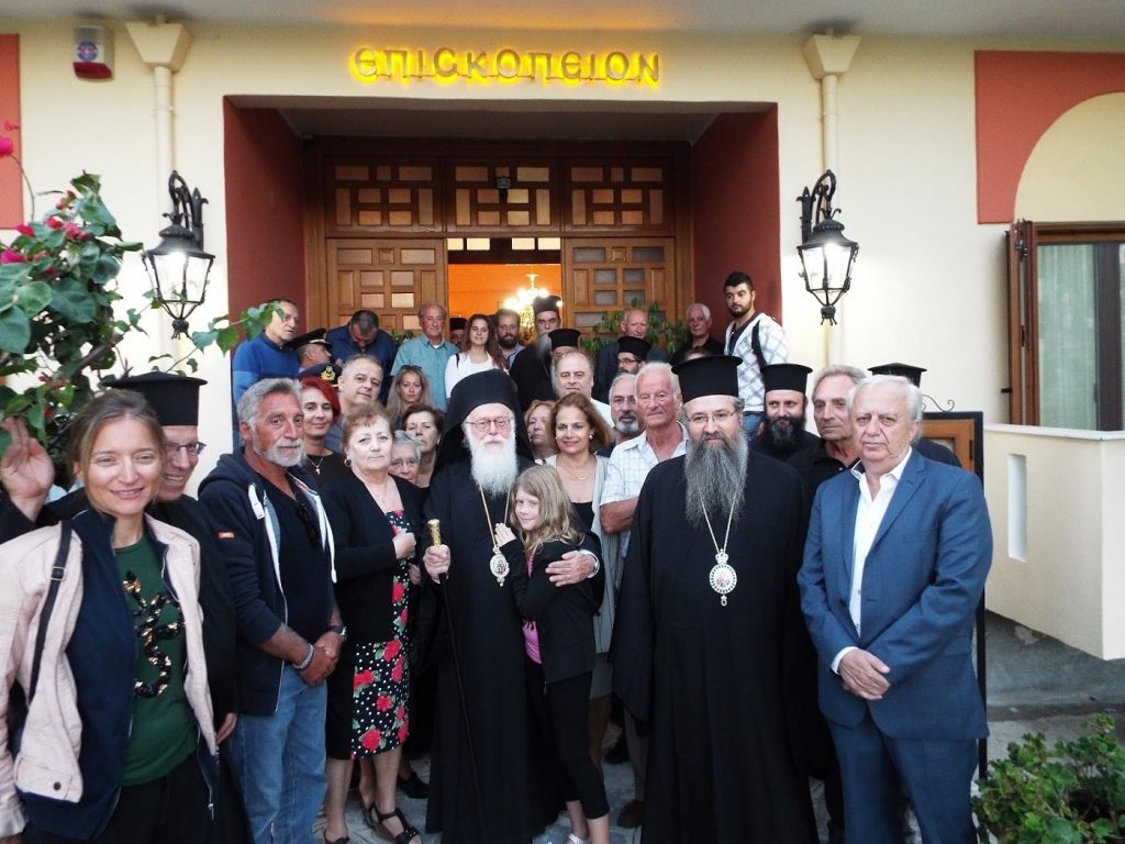 You are currently viewing Την Μητρόπολη Λευκάδος επισκέφτηκε ο Αρχιεπίσκοπος Αλβανίας