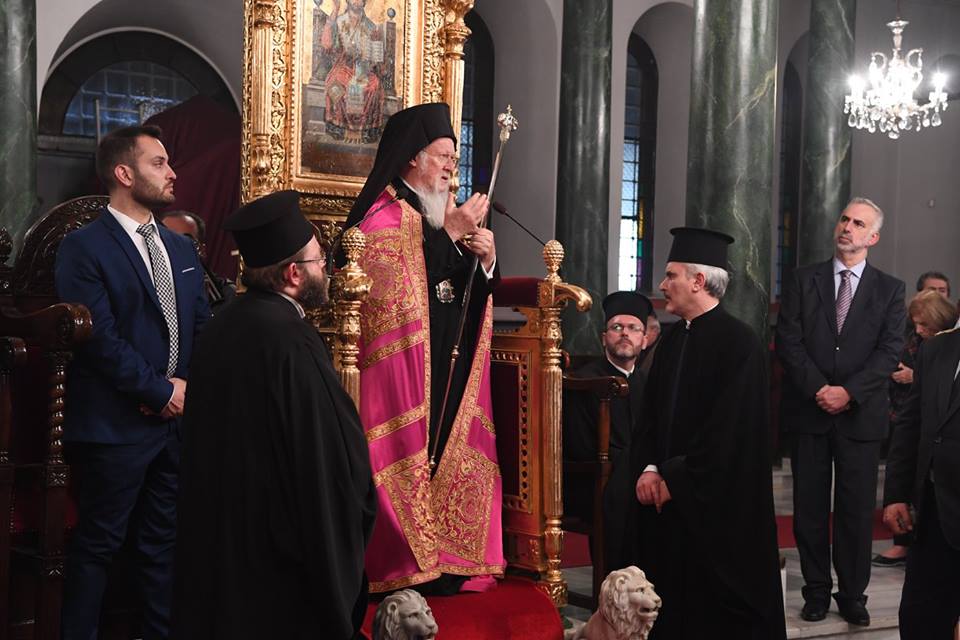 Ο Οικουμενικός Πατριάρχης στον Άγιο ΔημήτριοΤαταούλων