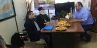 Στα γραφεία του Υπεραστικού ΚΤΕΛ ο Αρχιεπίσκοπος Κρήτης Ειρηναίος