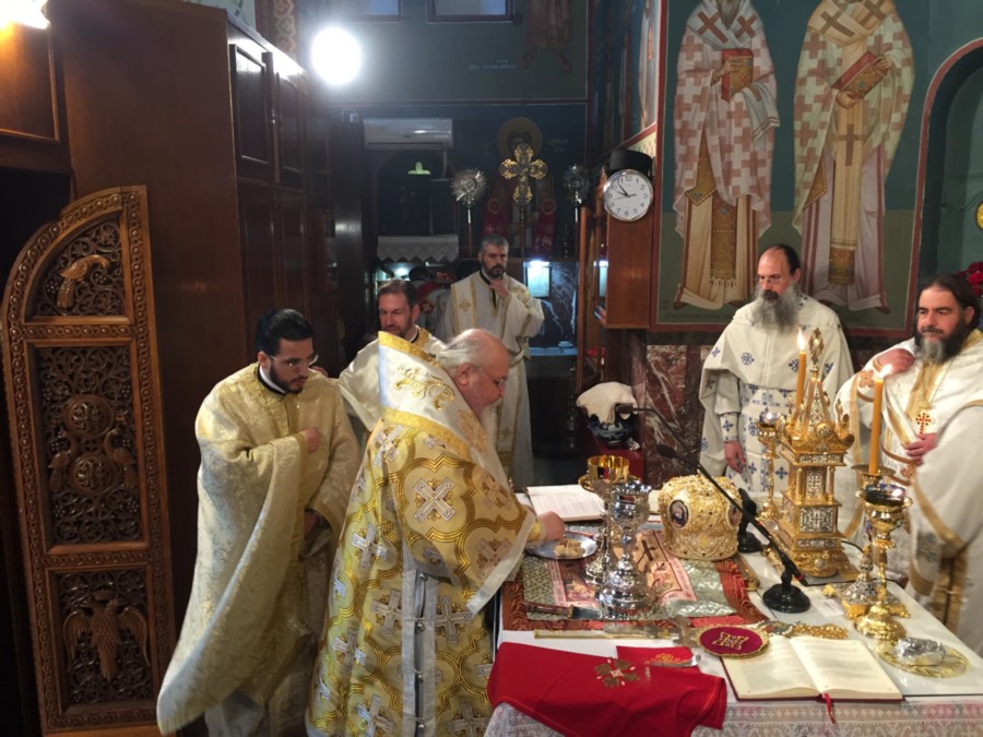 You are currently viewing Τιμήθηκε η μνήμη του Αγίου Αναστασίου του εκ Παραμυθίας στο Βύρωνα