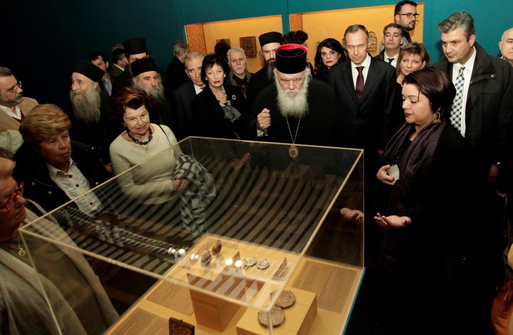 You are currently viewing Παρουσία του Αρχιεπισκόπου τα εγκαίνια της έκθεσης «Θρησκευτική Τέχνη από την Ρωσία στην Ελλάδα»