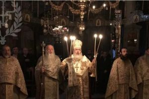 Προσκύνημα του Σεβ.Νεαπόλεως Βαρνάβα στη Μονή Ξενοφώντος