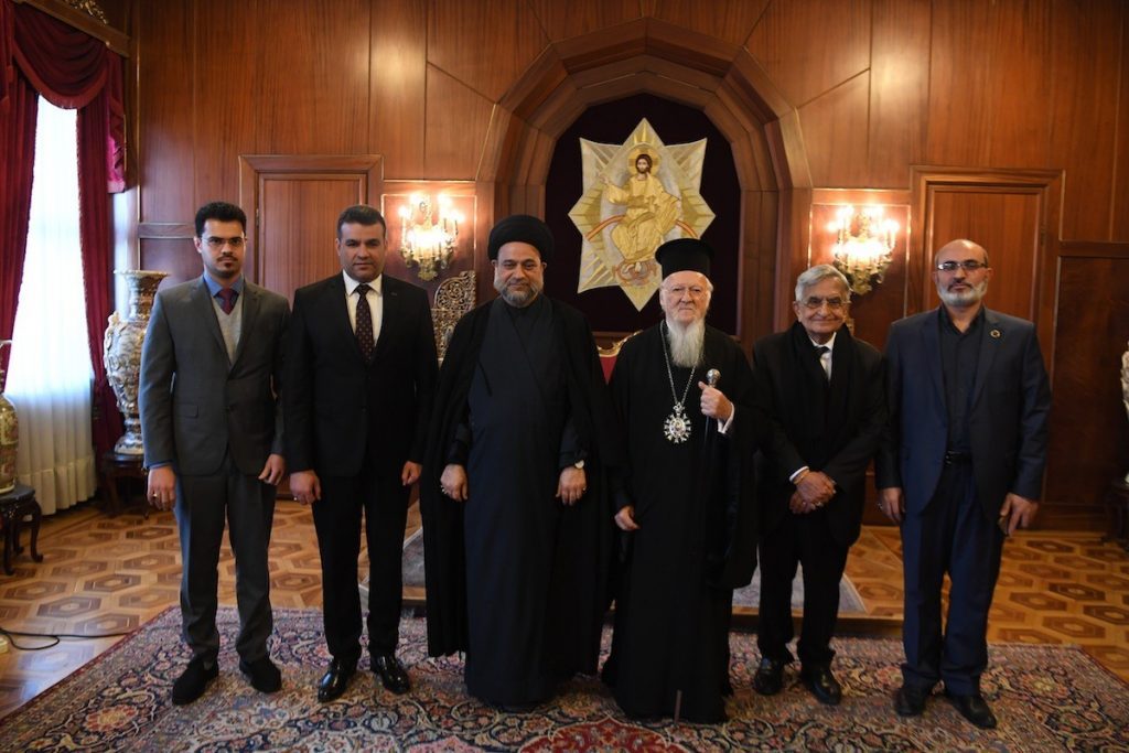 Επίσκεψη ανωτάτου Σιίτη Μουσουλμάνου θρησκευτικού λειτουργού του Ιράκ  στο Οικουμενικό Πατριαρχείο.