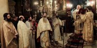 Στον εορτάζοντα I. Ναό Αγίου Τρύφωνος Βυτίνας ο Αρχιεπίσκοπος Ιερώνυμος