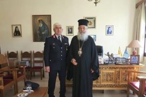 Στον Μητροπολίτη Φθιώτιδος Νικόλαο, ο νέος Γεν Αστυνομικός Διευθυντής Στερεάς Ελλάδος