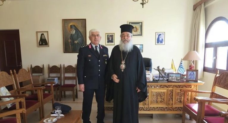 Στον Μητροπολίτη Φθιώτιδος Νικόλαο, ο νέος Γεν Αστυνομικός Διευθυντής Στερεάς Ελλάδος