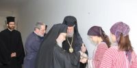 Επίσκεψη του Αρχιεπισκόπου Αμερικής Δημητρίου στο Παγκύπριο Γυμνάσιο