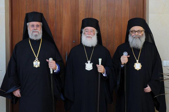 You are currently viewing Οι Πατριάρχες Αλεξανδρείας και Αντιοχείας στην Κύπρο για να τιμήσουν τον Αρχιεπίσκοπο