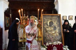Την Τρίτη της Διακαινησίμου, εορτάσθηκε η  εύρεση της θαυματουργού εικόνος της Παναγίας της Πορταϊτίσσης, εις Tην Ιερά Πατριαρχική και Σταυροπηγιακή Μονή των Ιβήρων Αγίου Όρους