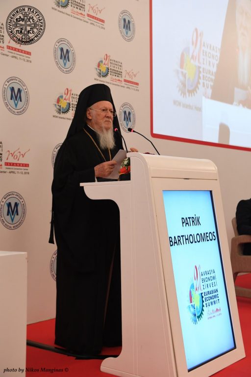 You are currently viewing Ο  Οικουμενικός Πατριάρχης ομιλητής στην 21η Ευρασιατική Οικονομική Διάσκεψη