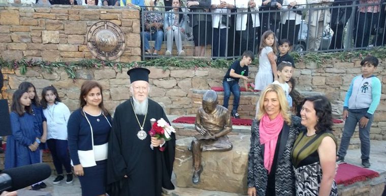 You are currently viewing Αποκαλυπτήρια αγάλματος στην Ιμβρο από τον Οικουμενικό Πατριάρχη