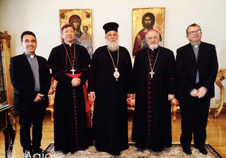 You are currently viewing Επίσκεψη του Αποστολικού Νούντσιου στον Μητροπολίτη Κερκύρας Νεκτάριο