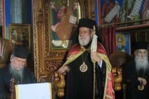 Ο Αρχιεπίσκοπος και Συνοδικοί Ιεράρχες ,επισκέφθηκαν την Ι. Μονή Οσίου Συμεών του Νέου Θεολόγου
