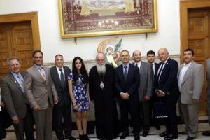 Συνάντηση του Αρχιεπισκόπου με το Προεδρείο της Παγκόσμιας Διακοινοβουλευτικής Ένωσης Ελληνισμού