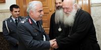 Εθιμοτυπική επίσκεψη του Αρχηγού της Ελληνικής Αστυνομίας στον Αρχιεπίσκοπο