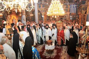 Ο Σεβ. Διδυμοτείχου Δαμασκηνός  στον εορτασμό της Παντάνασσας Παναγίας στην Έδεσσα
