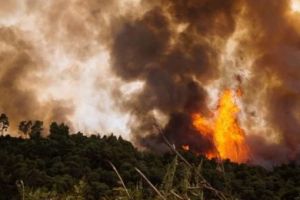 Πυρκαγιά απειλεί μοναστήρι στη Ζάκυνθο