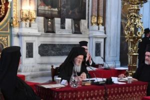 Ο Οικουμενικός Πατριάρχης στη Σύναξη: «Ευθύνη του Οικουμενικού Πατριαρχείου να θέσει τα πράγματα εν εκκλησιαστική ευταξία»