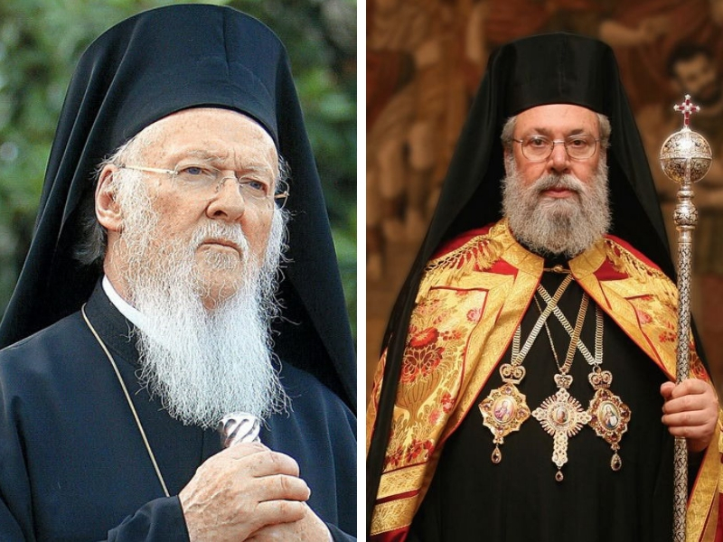 You are currently viewing Ευχές του Οικουμενικού Πατριάρχη στον Αρχιεπίσκοπο Κύπρου για ταχεία ανάρρωση