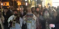 Κλήρος και λαός υποδέχτηκαν την Αγία Ζώνη της Παναγίας στην Τρίπολη